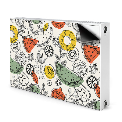 Heizkörperverkleidung magnet Obstkonturen