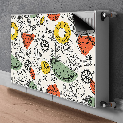 Heizkörperverkleidung magnet Obstkonturen