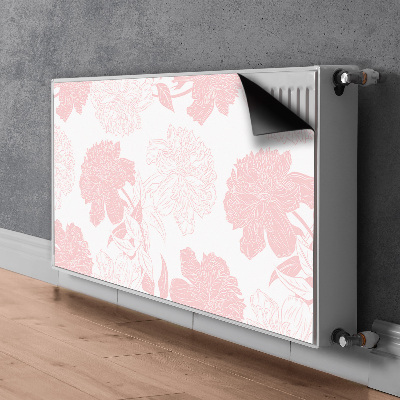 Magnet Heizkörperverkleidung Pinke blumen