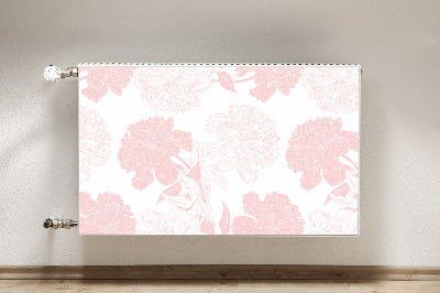 Magnet Heizkörperverkleidung Pinke blumen