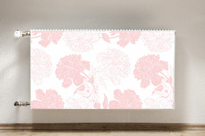 Magnet Heizkörperverkleidung Pinke blumen