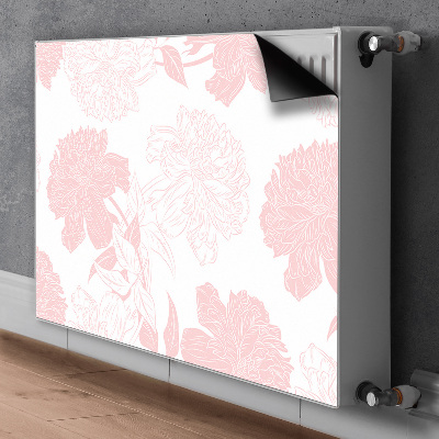 Magnet Heizkörperverkleidung Pinke blumen