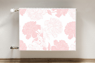 Magnet Heizkörperverkleidung Pinke blumen