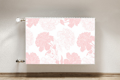 Magnet Heizkörperverkleidung Pinke blumen