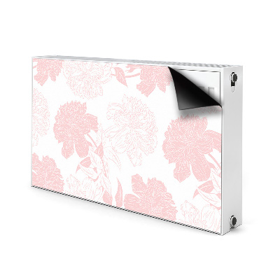 Magnet Heizkörperverkleidung Pinke blumen