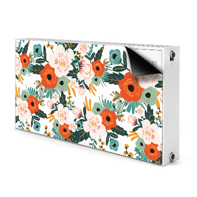 Heizkörperverkleidung magnet Farbenfrohe blumen