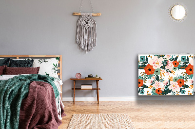 Heizkörperverkleidung magnet Farbenfrohe blumen