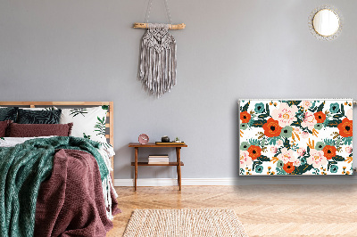 Heizkörperverkleidung magnet Farbenfrohe blumen