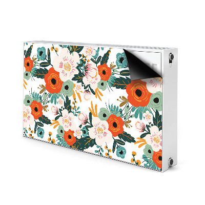 Heizkörperverkleidung magnet Farbenfrohe blumen