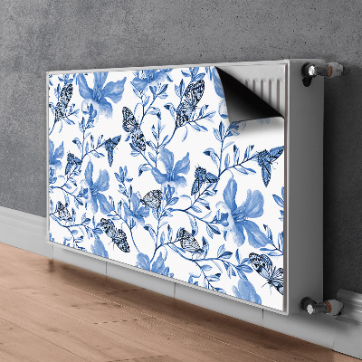 Magnet Heizkörperverkleidung Blaue blumen