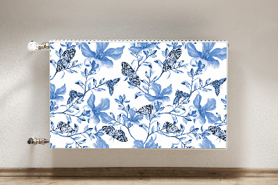 Magnet Heizkörperverkleidung Blaue blumen