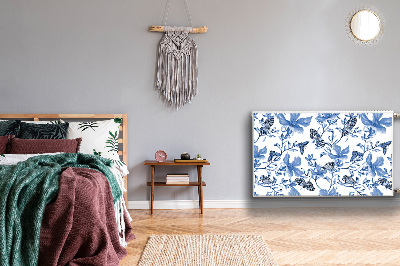 Magnet Heizkörperverkleidung Blaue blumen