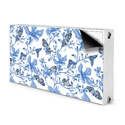 Magnet Heizkörperverkleidung Blaue blumen