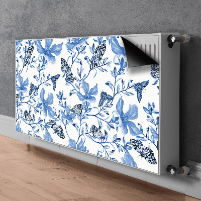 Magnet Heizkörperverkleidung Blaue blumen