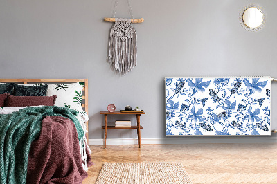 Magnet Heizkörperverkleidung Blaue blumen