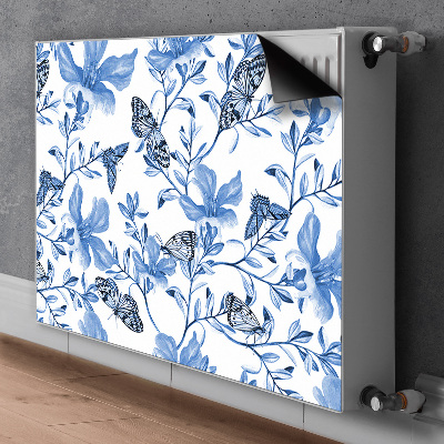 Magnet Heizkörperverkleidung Blaue blumen