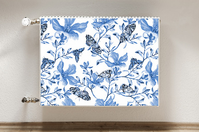 Magnet Heizkörperverkleidung Blaue blumen