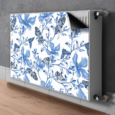 Magnet Heizkörperverkleidung Blaue blumen