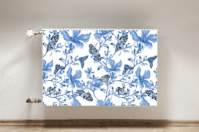Magnet Heizkörperverkleidung Blaue blumen