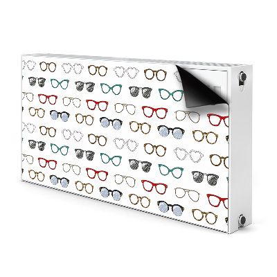 Dekorativer Heizkörpermagnet Retro-brille