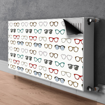Dekorativer Heizkörpermagnet Retro-brille