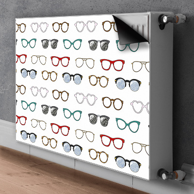Dekorativer Heizkörpermagnet Retro-brille