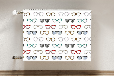 Dekorativer Heizkörpermagnet Retro-brille