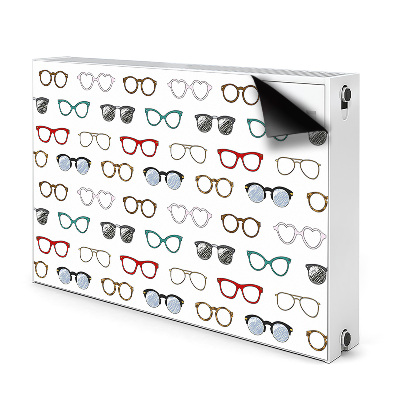 Dekorativer Heizkörpermagnet Retro-brille