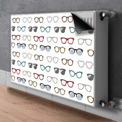 Dekorativer Heizkörpermagnet Retro-brille