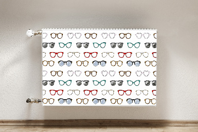 Dekorativer Heizkörpermagnet Retro-brille