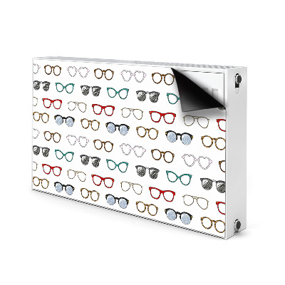 Dekorativer Heizkörpermagnet Retro-brille