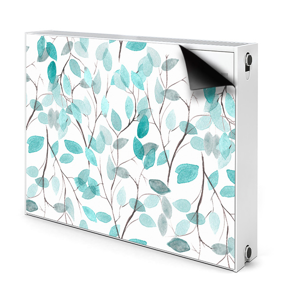 Magnet Heizkörperverkleidung Aquarellblätter