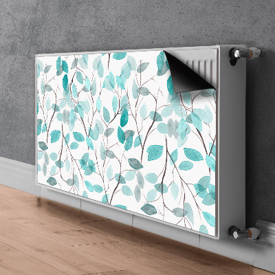 Magnet Heizkörperverkleidung Aquarellblätter