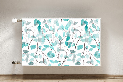 Magnet Heizkörperverkleidung Aquarellblätter