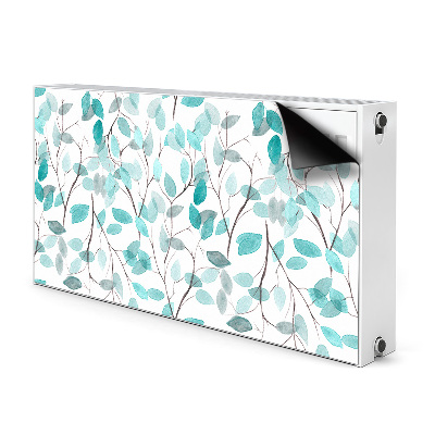 Magnet Heizkörperverkleidung Aquarellblätter
