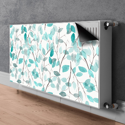 Magnet Heizkörperverkleidung Aquarellblätter