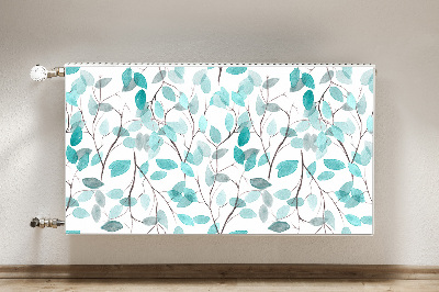 Magnet Heizkörperverkleidung Aquarellblätter