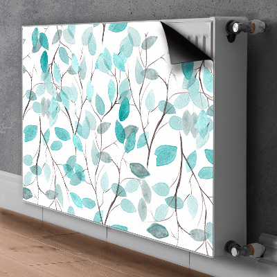 Magnet Heizkörperverkleidung Aquarellblätter