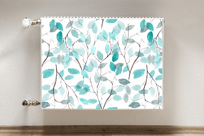 Magnet Heizkörperverkleidung Aquarellblätter