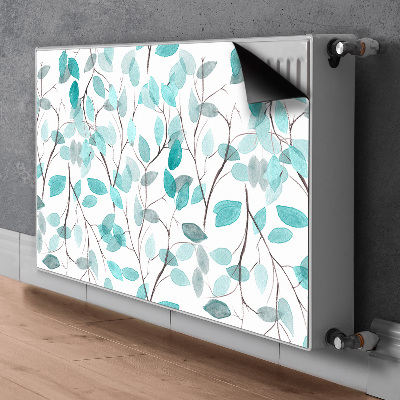 Magnet Heizkörperverkleidung Aquarellblätter