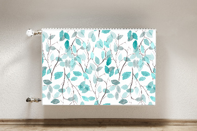 Magnet Heizkörperverkleidung Aquarellblätter
