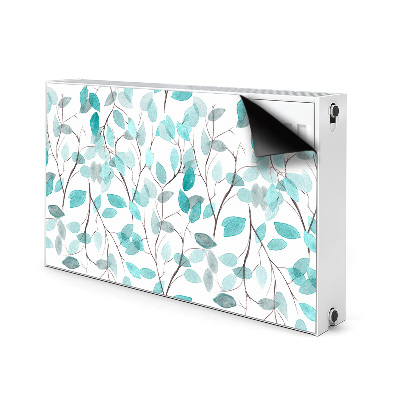 Magnet Heizkörperverkleidung Aquarellblätter