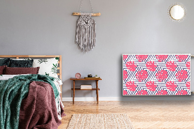 Magnet Heizkörperverkleidung Rosa blätter
