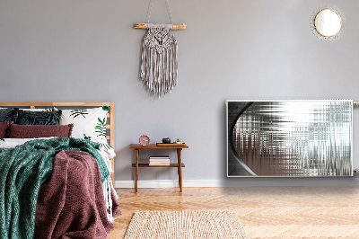 Magnet Heizkörperverkleidung Silber abstraktion