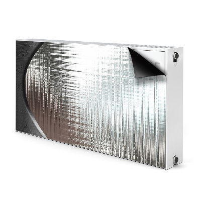 Magnet Heizkörperverkleidung Silber abstraktion