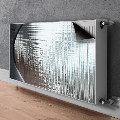 Magnet Heizkörperverkleidung Silber abstraktion