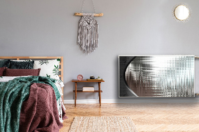 Magnet Heizkörperverkleidung Silber abstraktion