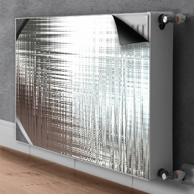 Magnet Heizkörperverkleidung Silber abstraktion