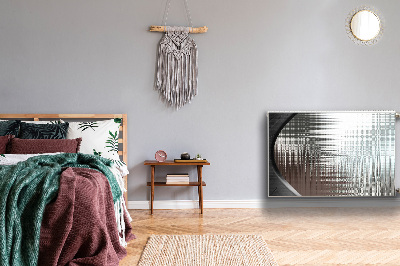 Magnet Heizkörperverkleidung Silber abstraktion