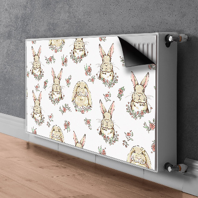 Heizkörperverkleidung magnet Hellbraune kaninchen